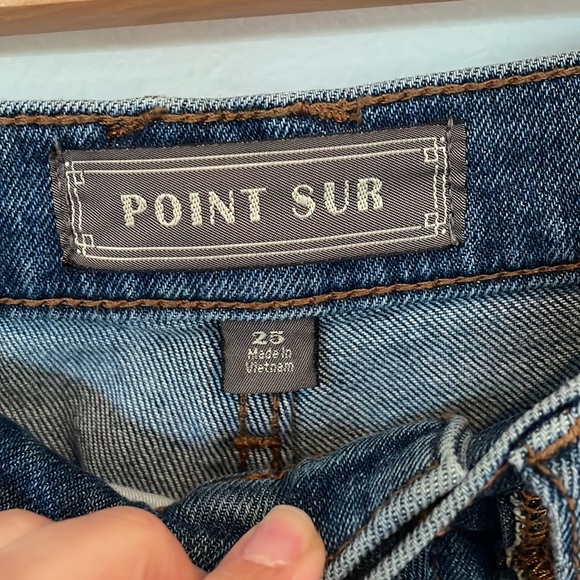 Point Sur Paint Splattered Denim - Picture 2 of 4